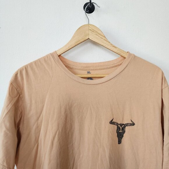 Mens Yellowstone Yellow Shirt XL Short Sleeve - Picture 2 of 3